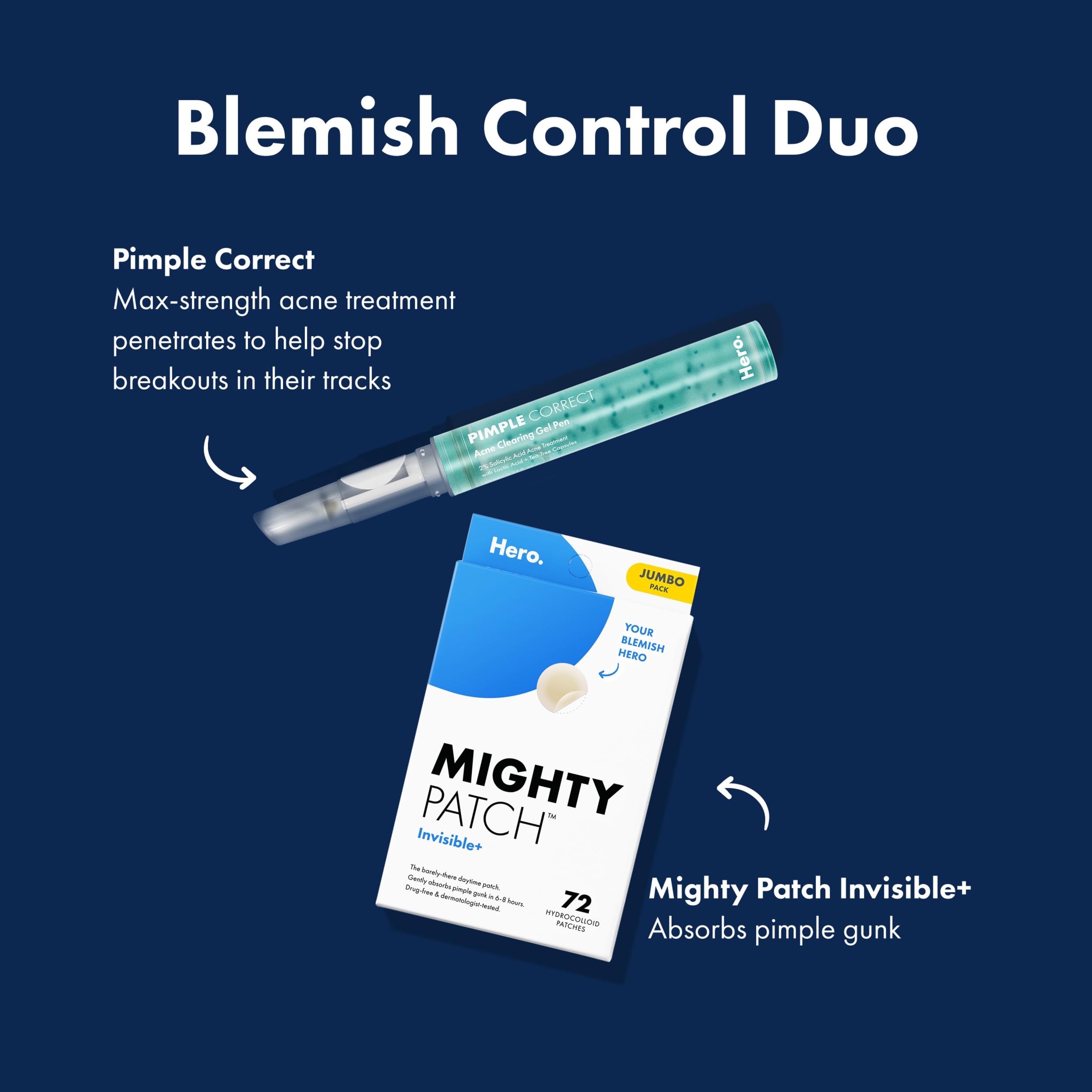 Mighty Patch Invisible+ Acne Patches - 72 Count -6 Mighty Patch Invisible+ Acne Patches - 72 Count -6