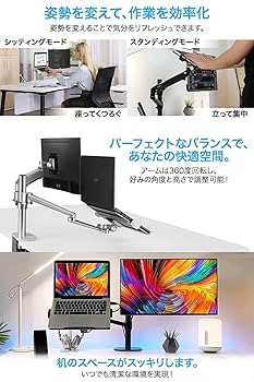 Amazon.co.jp: MagicHold ノートパソコン モニターアーム