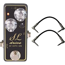 Xotic SL Drive Stomp Box Effects Pedal w 2 6" Patch Cables