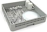 Vista 6 de Estante de cubiertos para lavavajillas comercial Combinación de tamaño completo Polipropileno (azul)