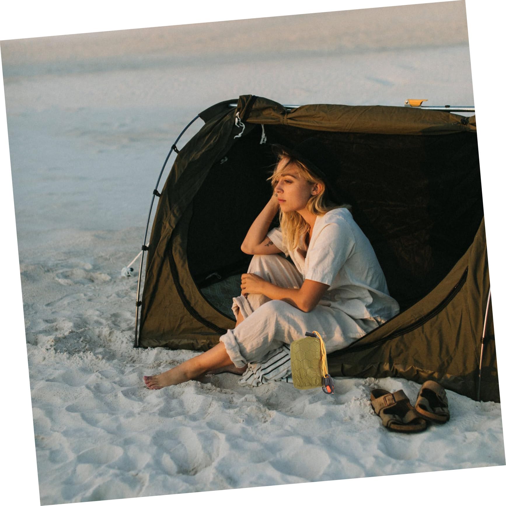 Kisangel 5 Sätze Notfall Schlafsack Aluminiumfolie mit Tragetasche Kompakter Ultraleichter Schlafsack für Camping Trekking und Outdoor Aktivitäten zur Körpertemperaturkontrolle Notfällen