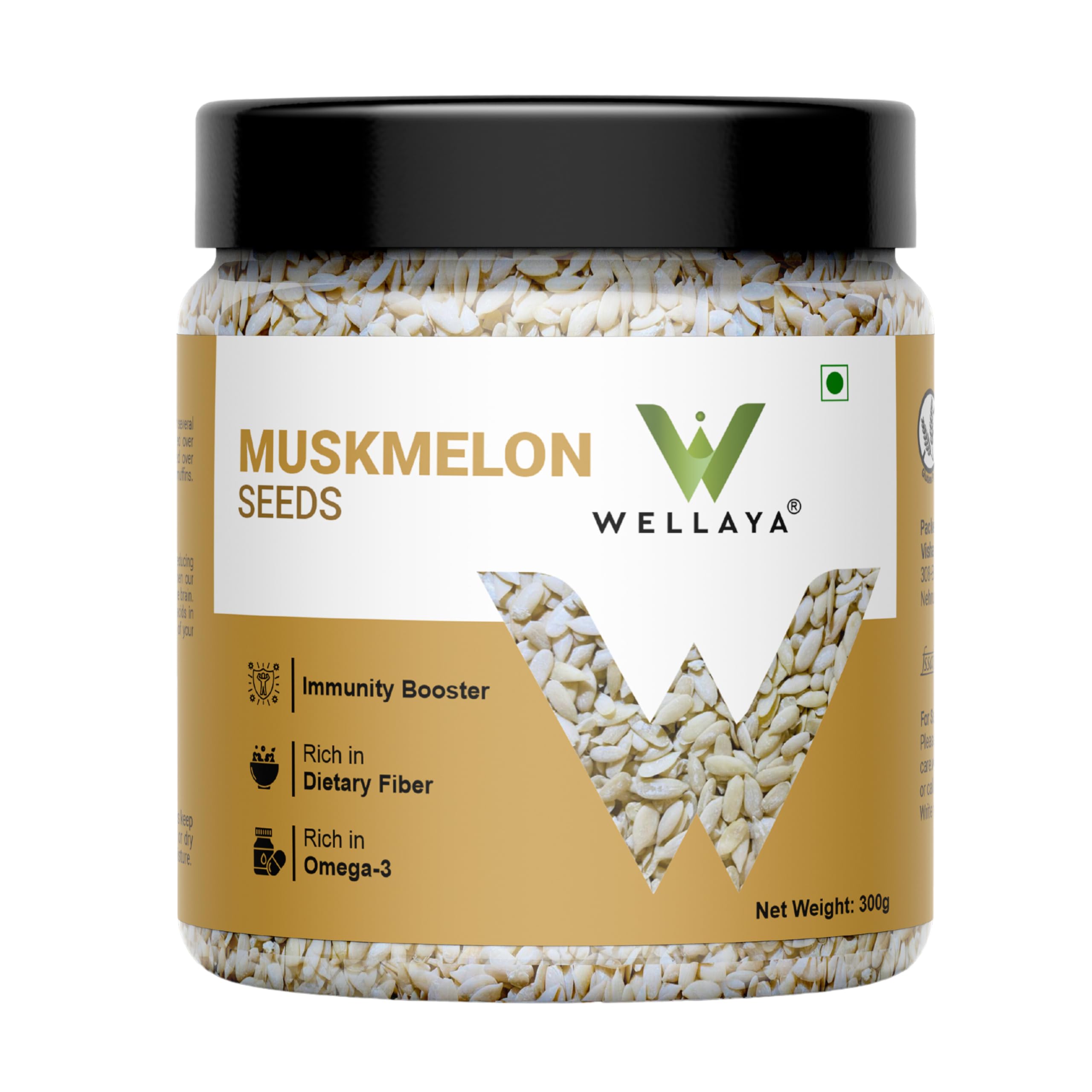 WELLAYA Muskmelon Seeds 300gm | Diet Seeds | Kharbooj Magaz Beej For Weight Loss | Kharbuja Seeds | Rich in Antioxidants & Nutrients | Boosts Energy & Digestion (B0CJNJHLD1) Amazon Price History, Amazon Price Tracker