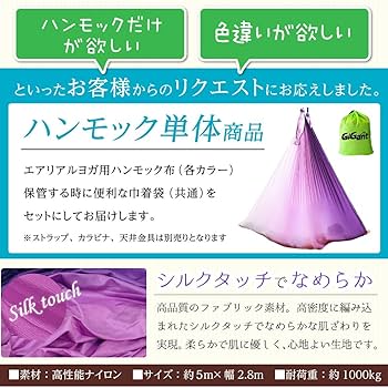 Amazon | (ギグアント) GiGant エアリアルヨガ 専用 5m×2.8m