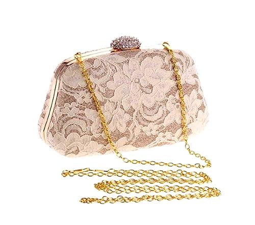 beige evening clutch