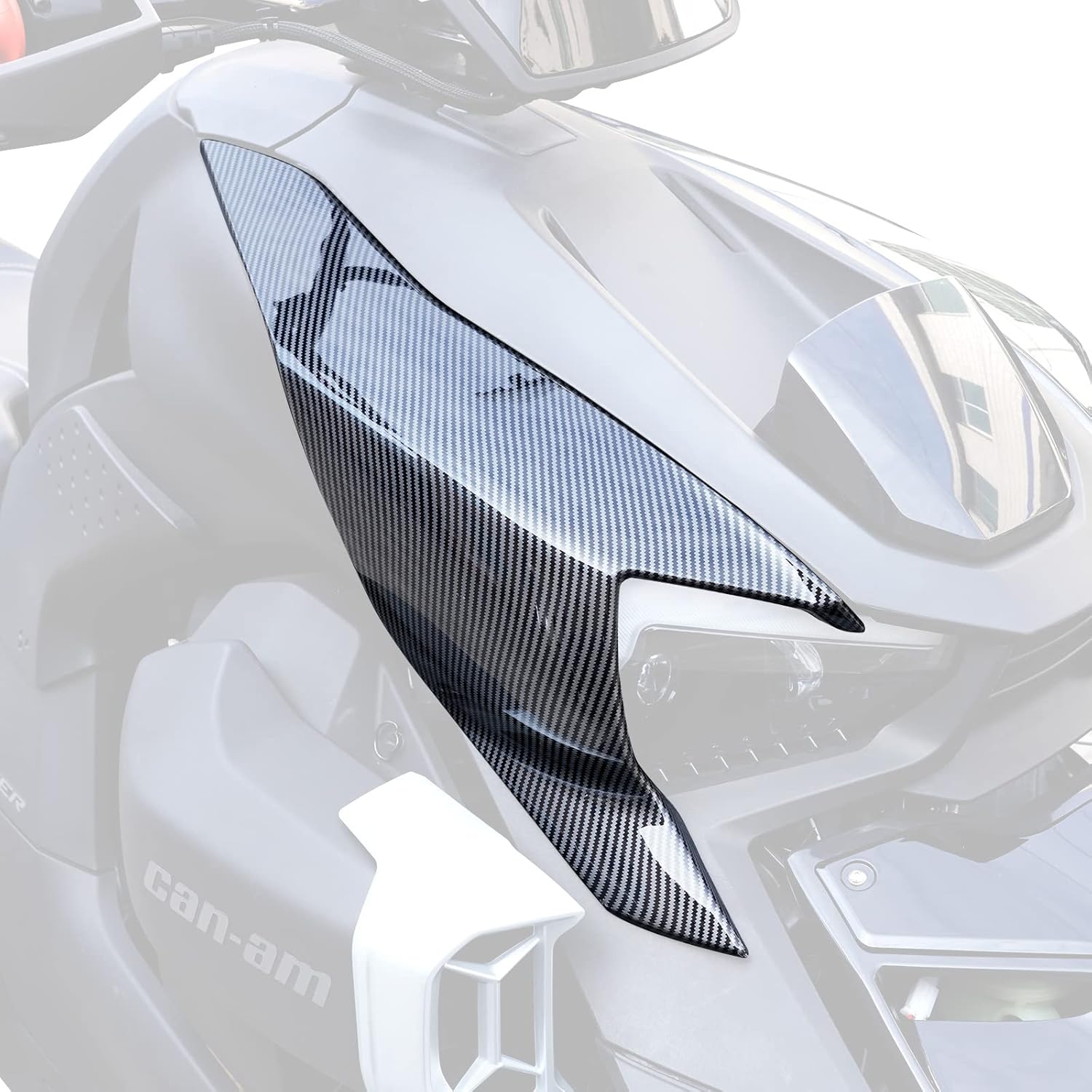 A & UTV PRO Fairing Panels with Carbon Fiber Pattern for Can Am Ryker, Side Body Panels for Can-Am Ryker 600 900 Sport & Rally Edition All Models Accessories,Replace OEM # 219400803(2PCS)