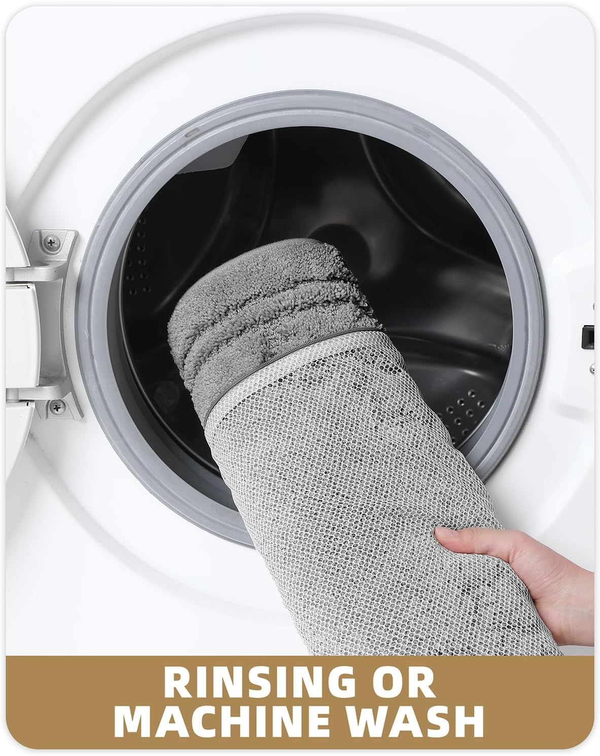 Color&Geometry Non Slip Washable Bath Mat 24"x36", Soft and Super Absorbent Shower Mats Quick Drying Rug, Cushioned Shower Rug for Bathroom Floor, Bathtub, Laundry Room, Grey