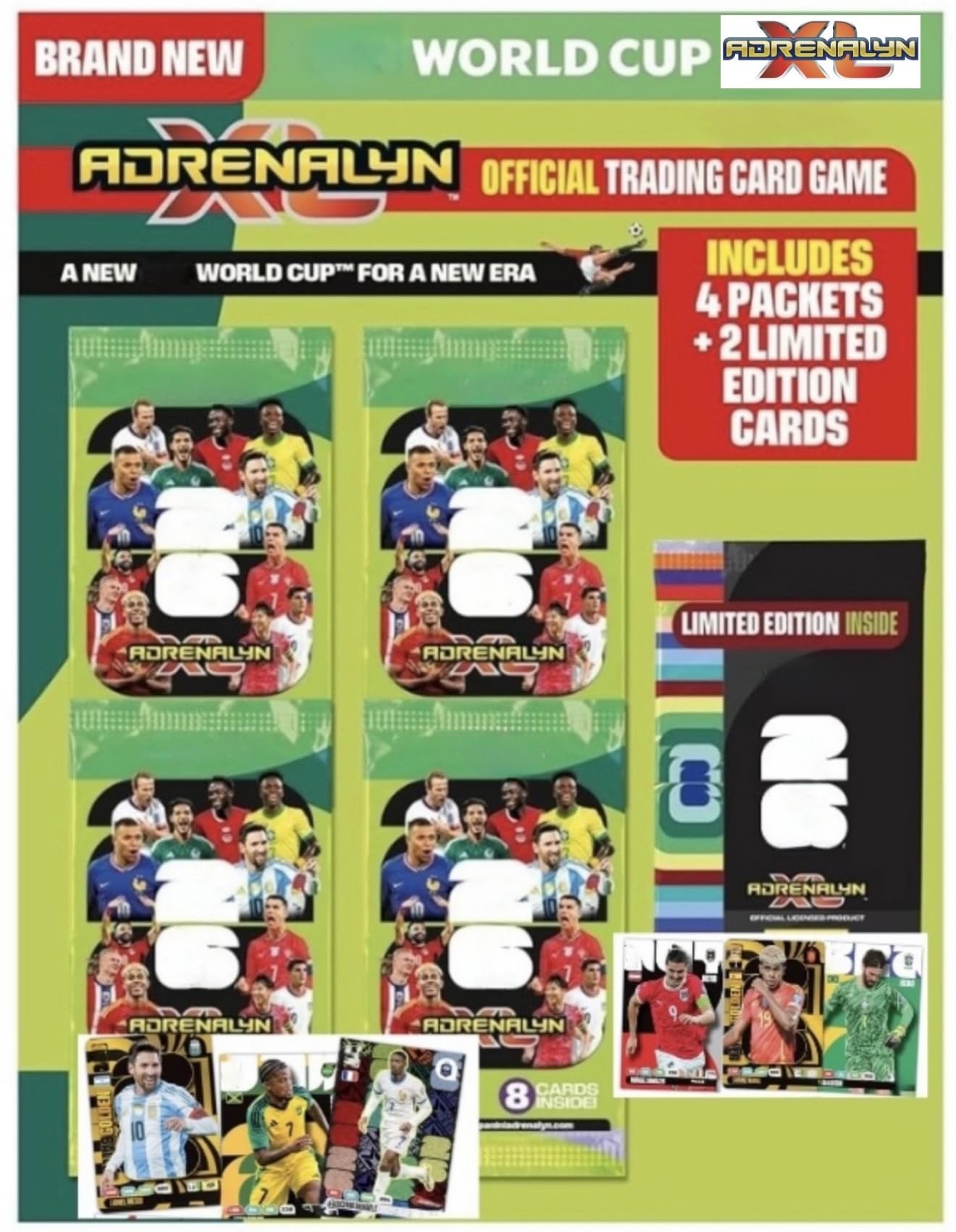 Amazon.com: Adrenalyn XL 2026 World Cup Multipack Includes 2026