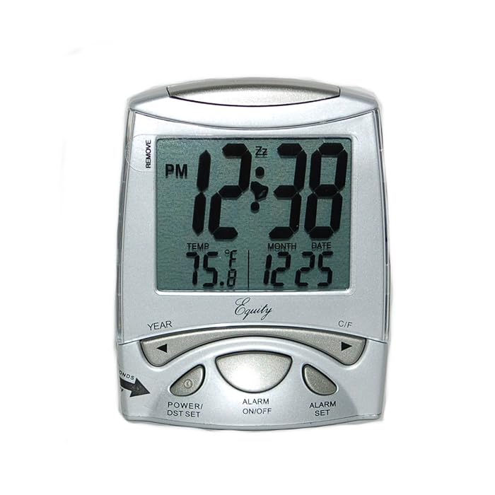 Buy Equity by La Crosse 40001 LCD InstaSet Travel Alarm Clock Online at desertcart UAE