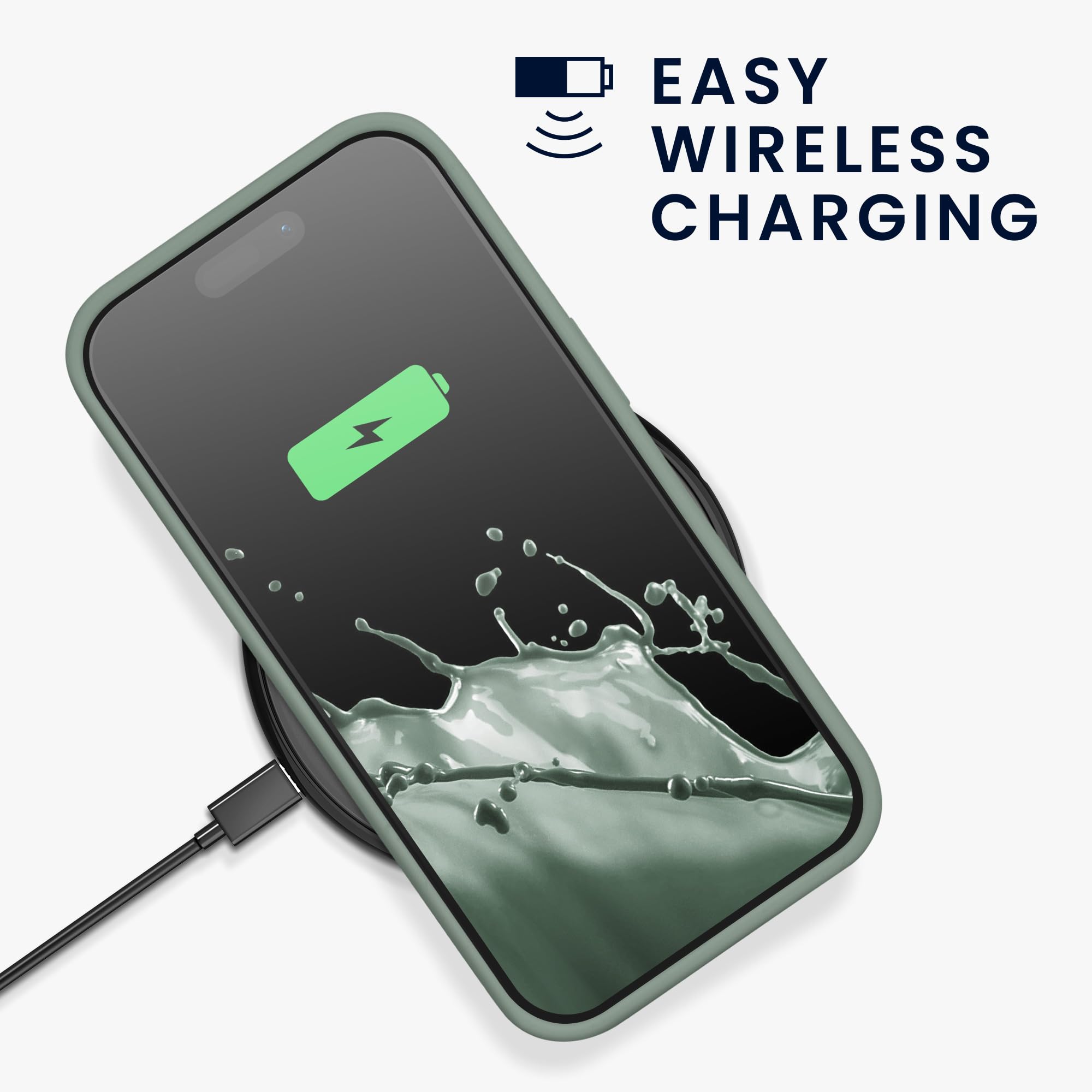 IPhone 14 Pro Max Silicone Case With MagSafe - Succulent - (UK - View #9