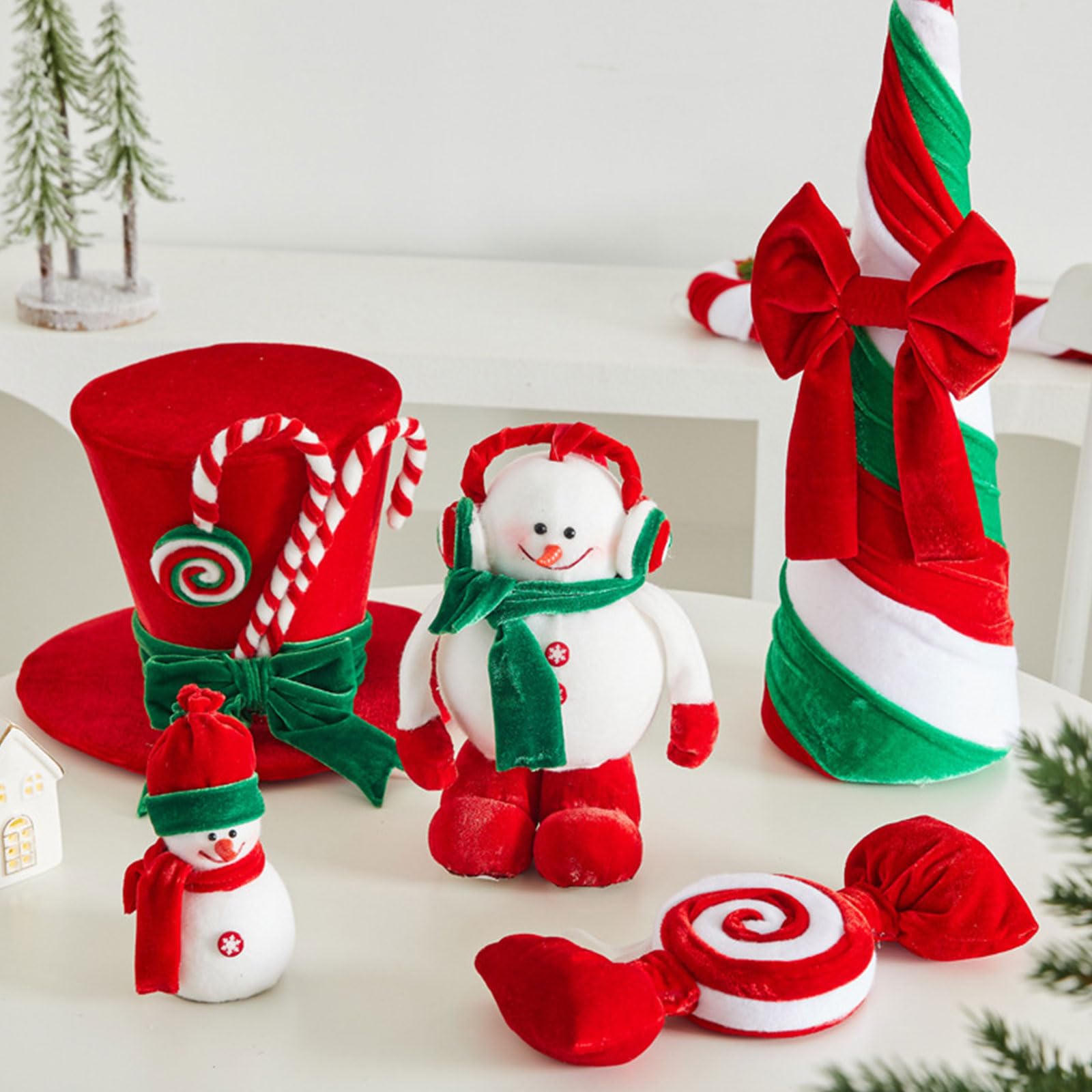 [Avejjbaey] Przenośna flokowana czapka bożonarodzeniowa odporny na alergie materiał zbieranie kapelusz festiwalowy dla dzieci dorosłych wydarzenia festiwalowe wielofunkcyjne świąteczne akcesoria