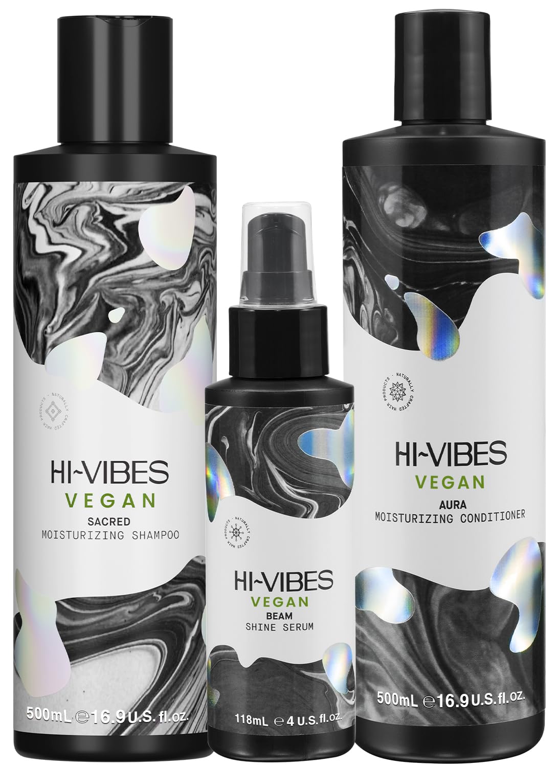 Amazon.com : MOEHAIR Hi-Vibes Vegan Shampoo, Conditioner and Serum