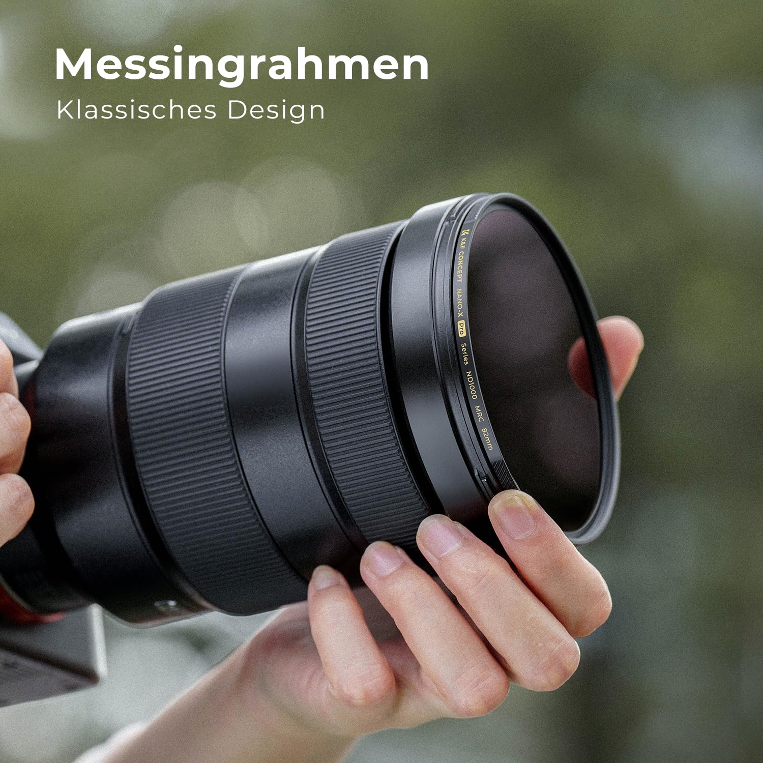 K&F CONCEPT ND1000 Filter 67mm Graufilter (10 Blendenstufen) | Messingrahmen, ultradünn,0,15% Reflektivität, Multi-Beschichtung,Flaggschiff-XPRO Serie