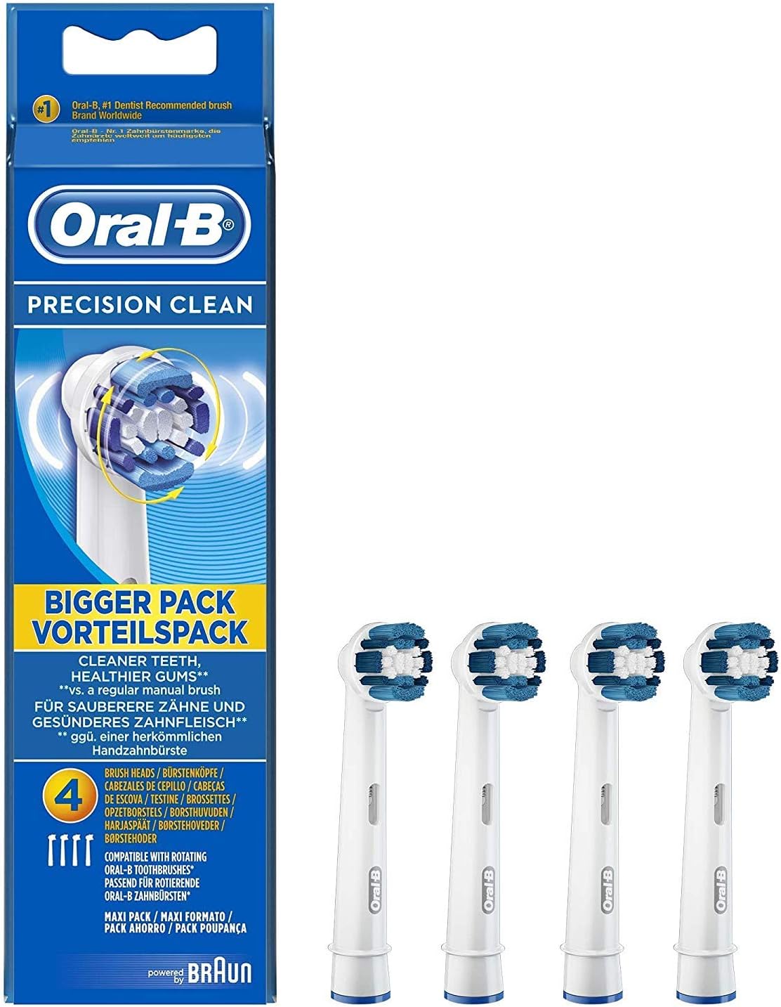 Oral-B Precision Replacement Heads (pack of 4)