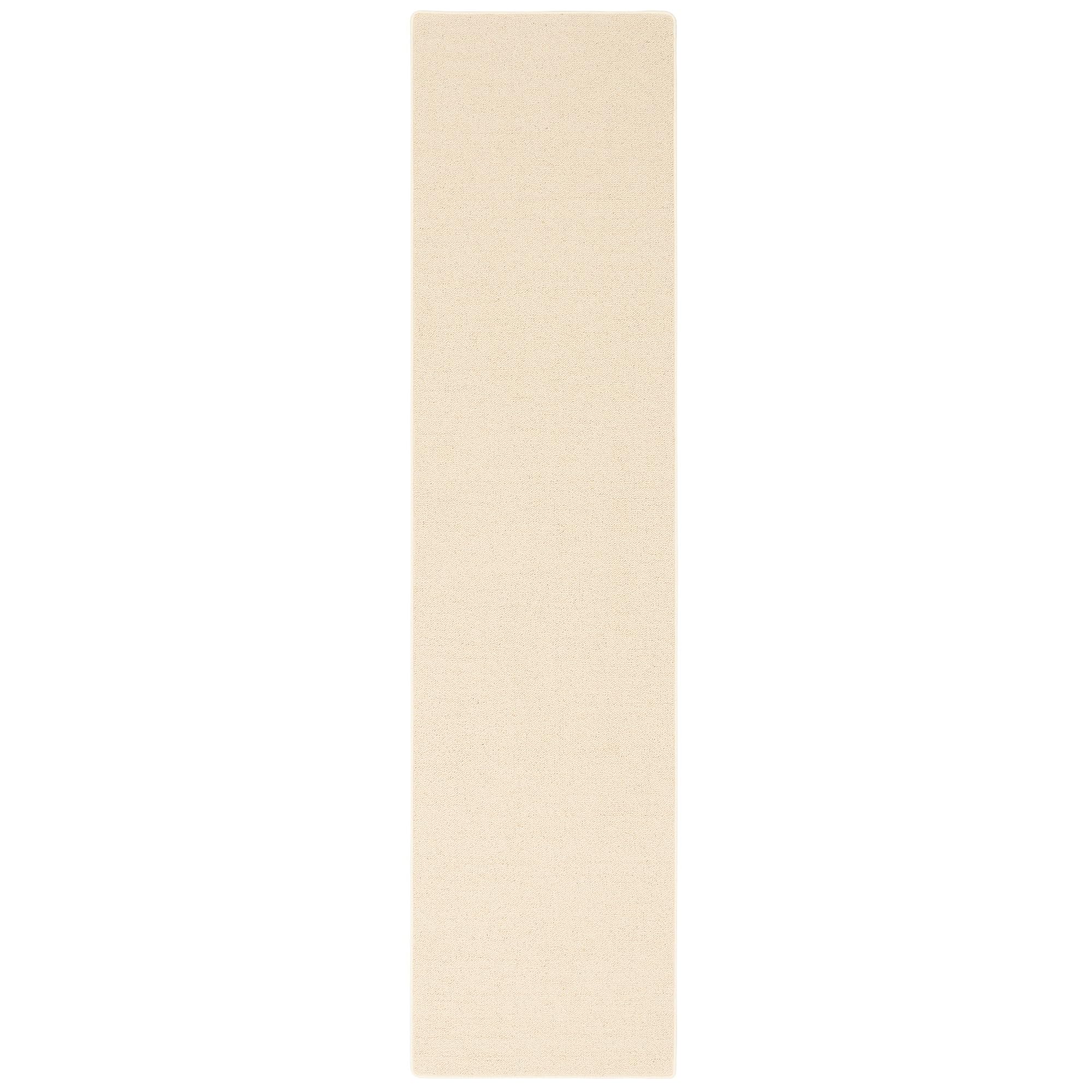 Snapstyle Natur Teppich Läufer Wolle Berber Wollweiss Creme in 9 Größen