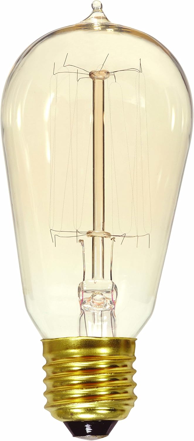 S2413 40w St19 Vintage Quad Loop Cage Style Clear