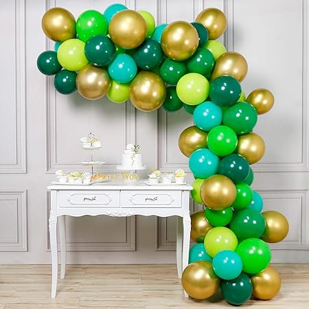 Partywoo Luftballons Pastellballons Party Luftballons Helium Luftballons Hochzeitsballons Luftballons Fur Kinder Happy Birthday Luftballons Partydekorationen Farbverlauf Grun 70 Amazon De Spielzeug