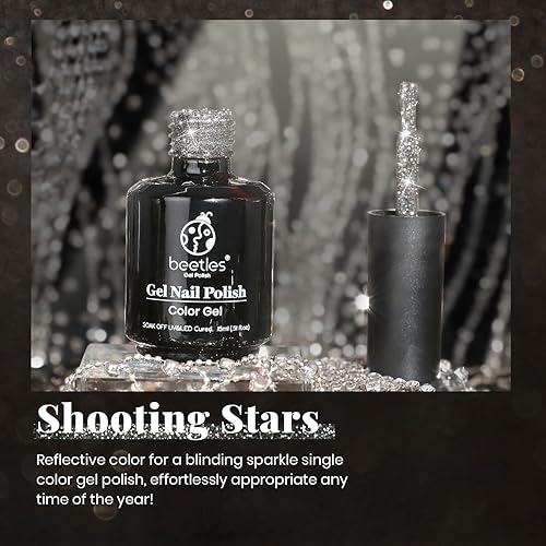 Miniatura 566 de Beetles - Esmalte de uñas en gel de 0.5 onzas fluidas (15ml), curado con lámpara LED, extracción por remojo, para arte de uñas, estética