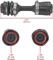 Vista 2 de Caltric Eje de transmisión del diferencial delantero compatible con Can-Am Outlander 1000 1000R 4X4 6X6 2012-2019