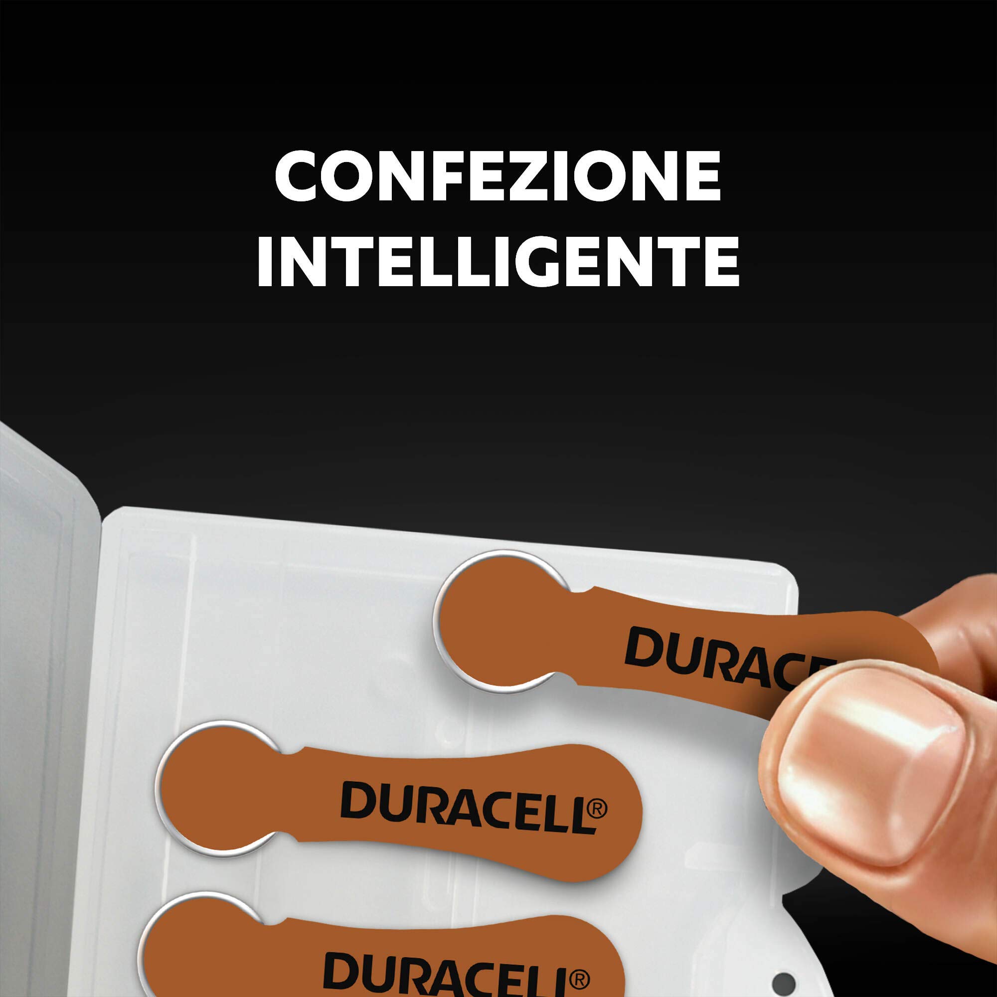 Duracell - 312 Marrone, Batterie per Apparecchi Acustici con Easy Tab, confezione da 60 & Batterie Plus AAA (pacco da 12) - Alcalina 1.5V - Fino al 100% di extra durata