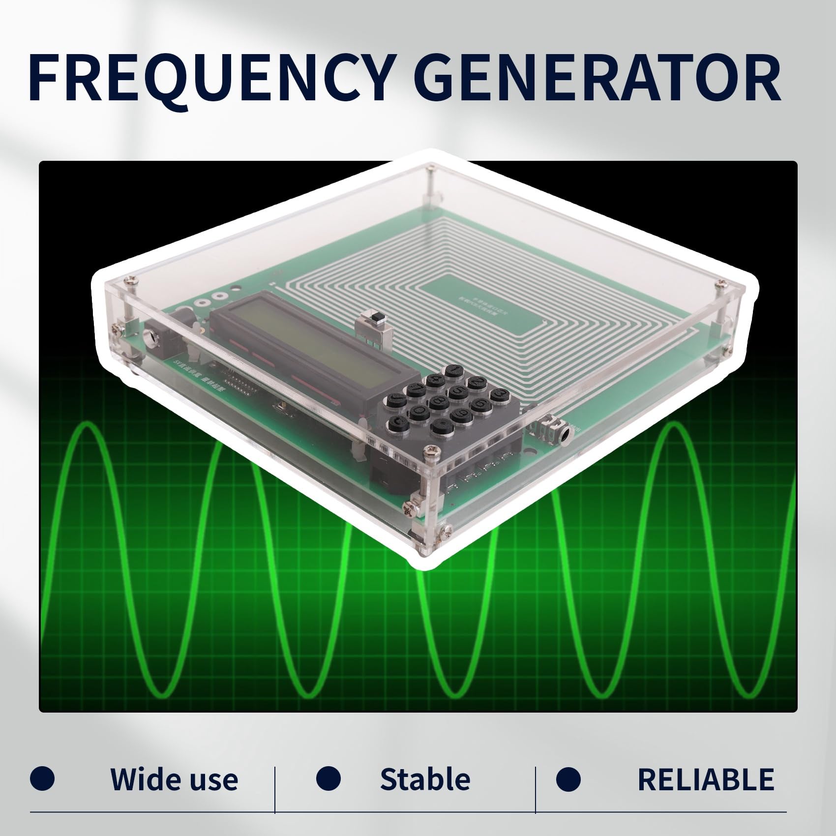 0,01-30000Hz Generatore di Risonanza A Sinusoidale Regolabile Generatore di Frequenza Ultra Bassa Risonatore Macchina per Frequenza