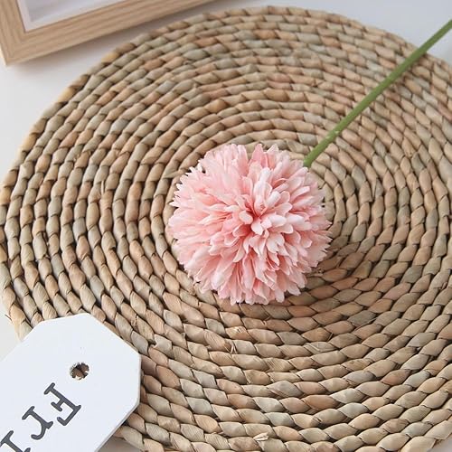 Miniatura 2 de Flores artificiales, ramo de flores de crisantemo, 10 unidades, regalo para personas importantes, gloriosa moral, para la oficina en casa,