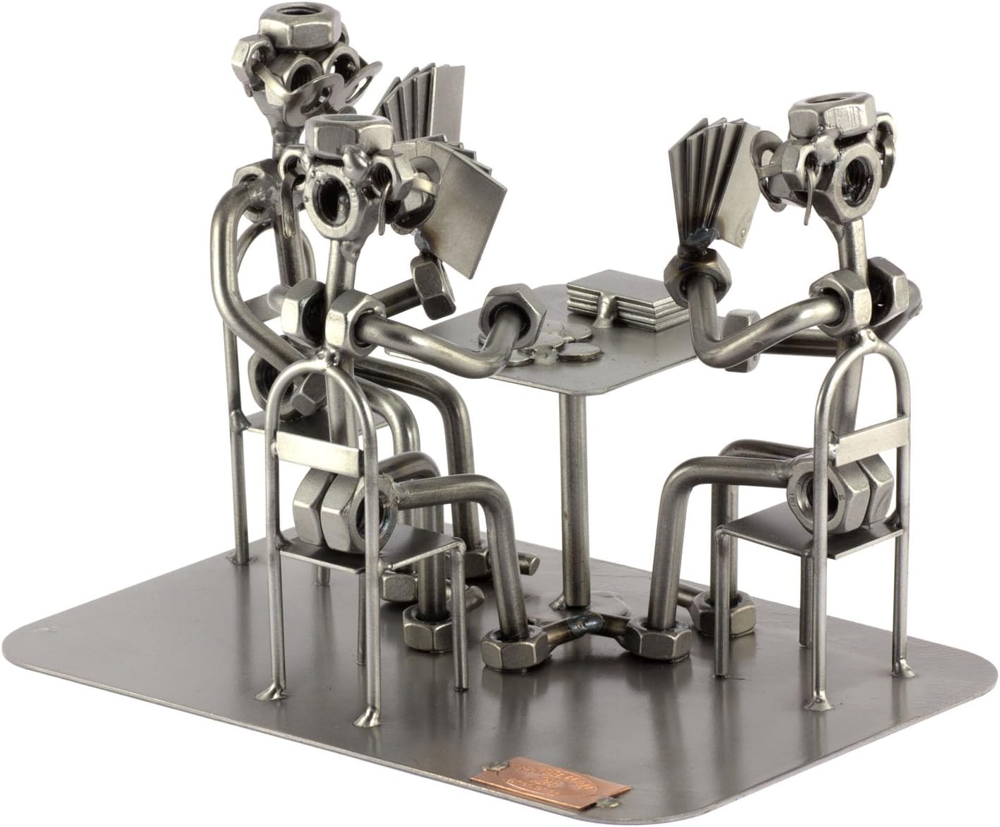 Steelman24 Schraubenmännchen Biologe Mit Mikroskop | Personalisierte Gravur Geschenkidee