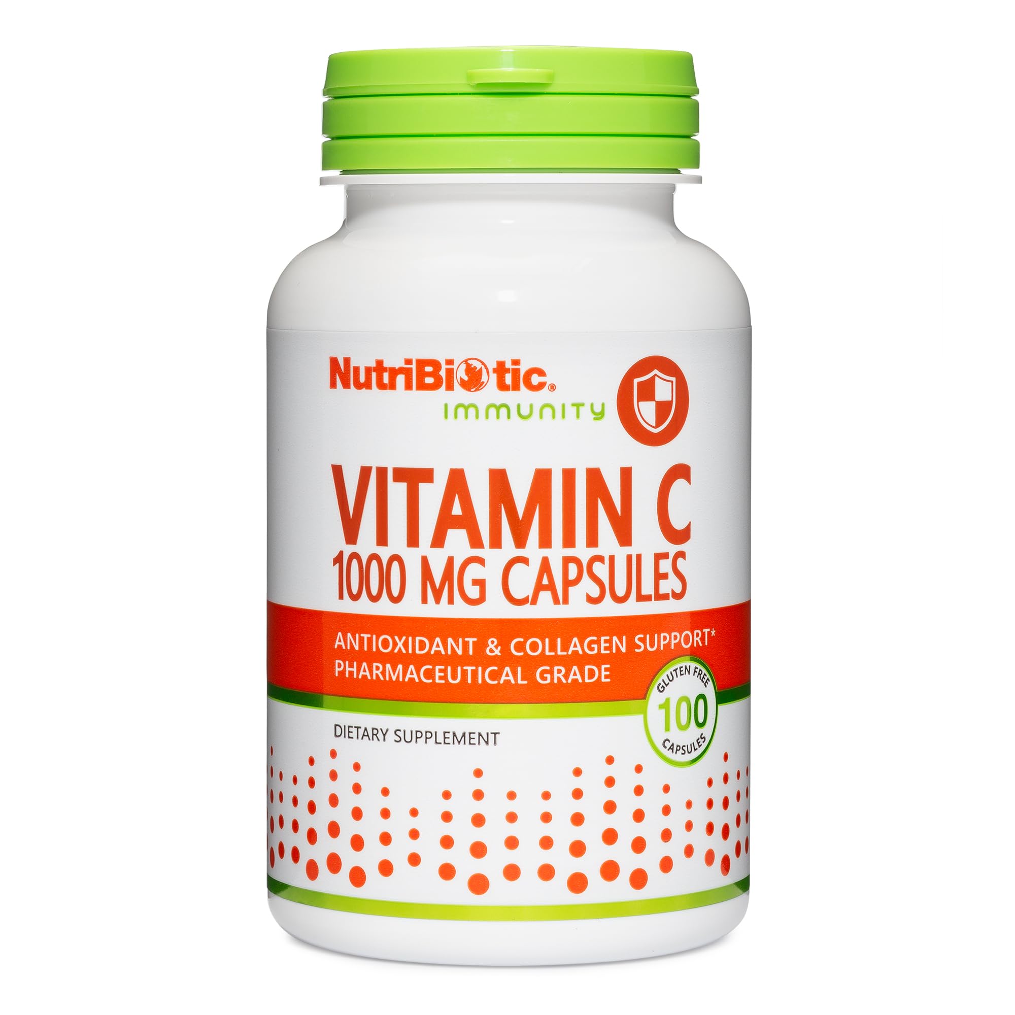 NutriBiotic - Vitamin C 1000 Mg Capsules, 100 Count | Essential Immune, Antioxidant & Collagen Support Supplement | Pharmaceutical Grade L-Ascorbic Acid, 1000 M