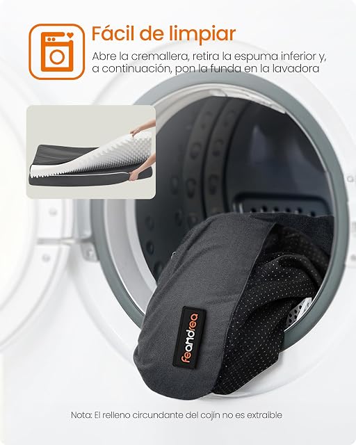 Foto 7 de 8 de Feandrea Cama Ortopédica para Perros, Sofá, Cama para Mascotas, Acolchado Suave, Bordes Elevados