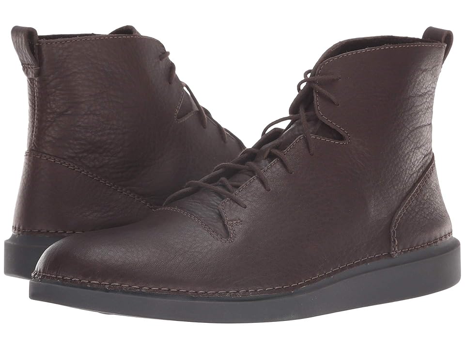 

Clarks Hale Rise (Dark Brown) Men's Shoes