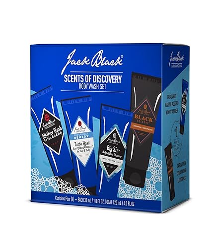 Miniatura 7 de Jack Black Body & Hair Cleanser Collection Set for Men - Mens Body Wash Travel Size