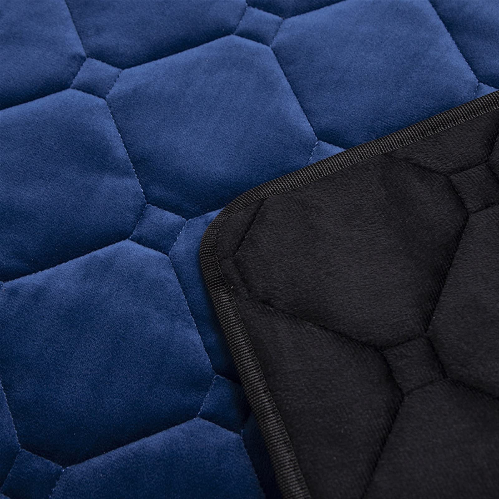 Tapis de Propreté Jetables Winter Warm Dog Bed Mat Washable Pad Reusable Diapers for Large Absorbable Pet Environment Protect Car Seat Cover Tapis de Propreté Réutilisables(Blu,XXL 80x120cm)