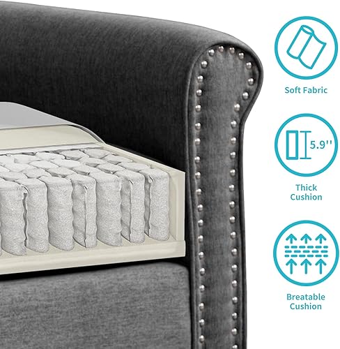 Miniatura 7 de CECER Juego de sofá tapizado de 3 piezas sofá seccional juegos de muebles que incluyen sofá de 3 plazas sofá biplaza y sofá individual para