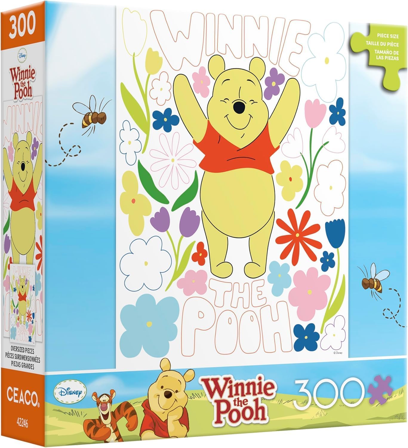 Ceaco - Disney - Cozy Winnie The Pooh - 300 Oversized Piece Jigsaw Puzzle