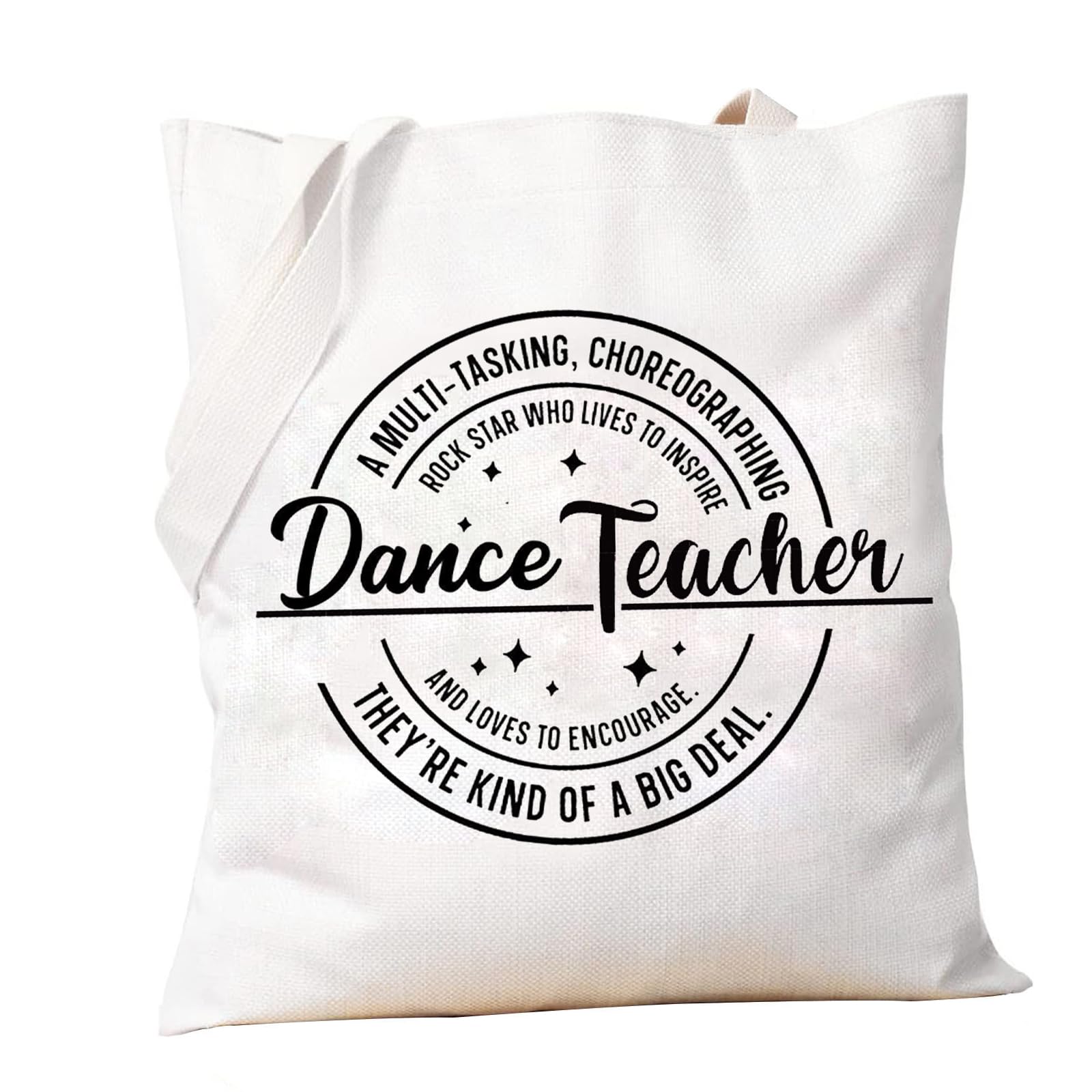 PXTIDY Dance Teacher Tote Bag Definition Gifts Dance Coach Dance Teacher Appreciation Gifts Dance Instructor Thank You Gift