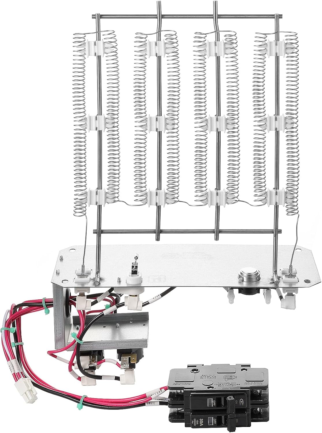 TURBRO 5 kW HVAC Air Handler Electric Heater Kit with Circuit Breaker, AC 240 V/60 Hz, Single Phase, Compatible with APEX 30,000 BTU Ducted Central Heat Pump System, UL-Certified