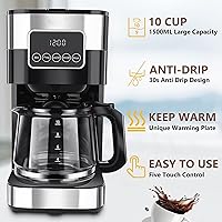 Vista 5 de WOCOYOKFJ Coffee Makers Drip Coffee Maker Coffee Machine For Home And Office Automatic Espresso Coffee Machine