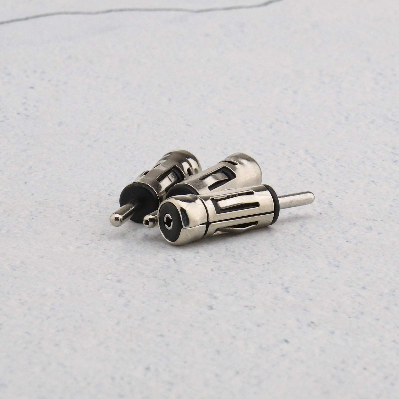 OTOTEC Connettore convertitore antenna auto DIN maschio a ISO femmina, adattatore universale per antenna radio FM, confezione da 10