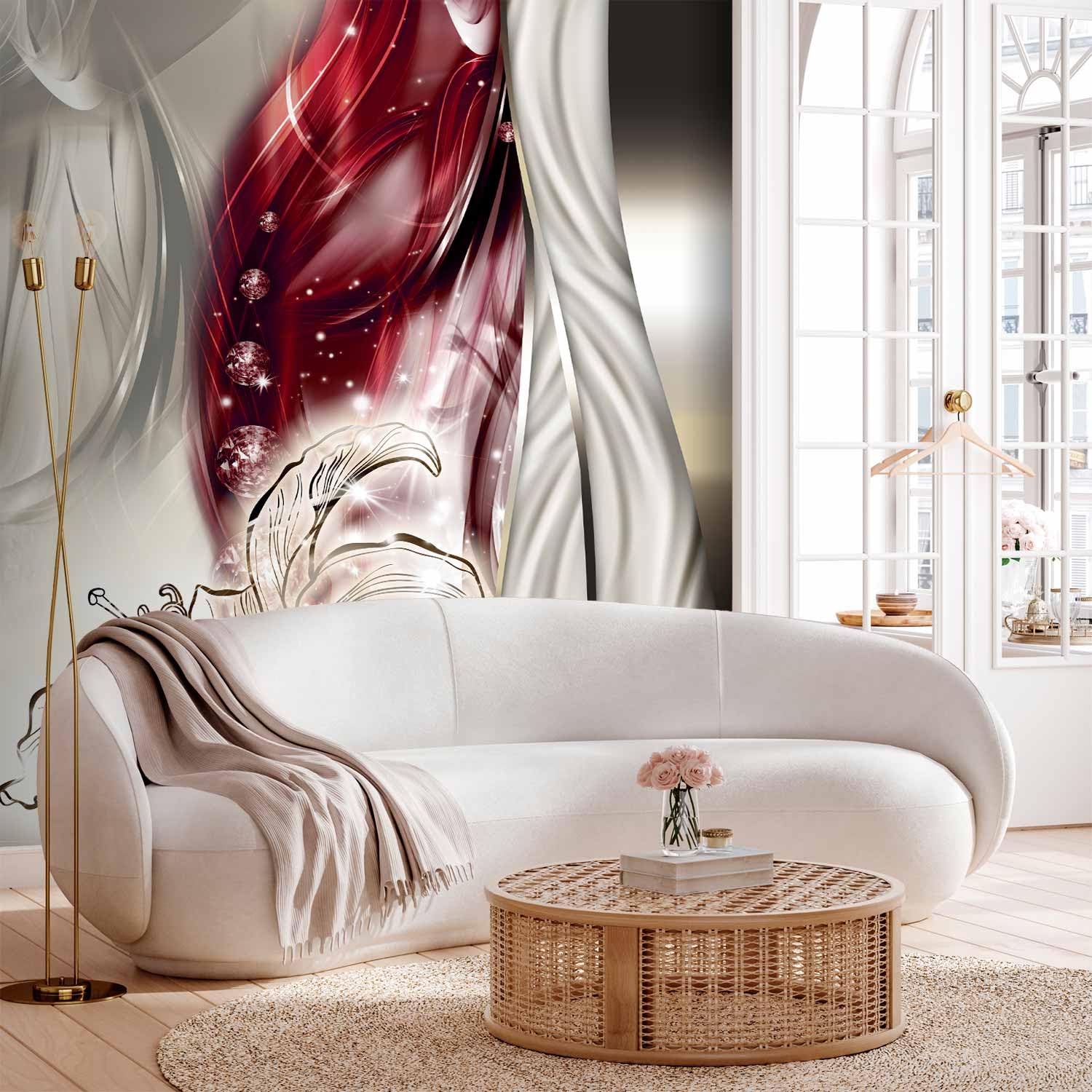 murando - Fototapete Vlies Abstrakt, 400x280 cm, Schlafzimmer, Wohnzimmer | Full HD Druck, 3D-Effekt, lichtbeständige Farben, ideal fürs Wohn- oder Schlafzimmer, schnelle Montage, lichtbeständig, edel