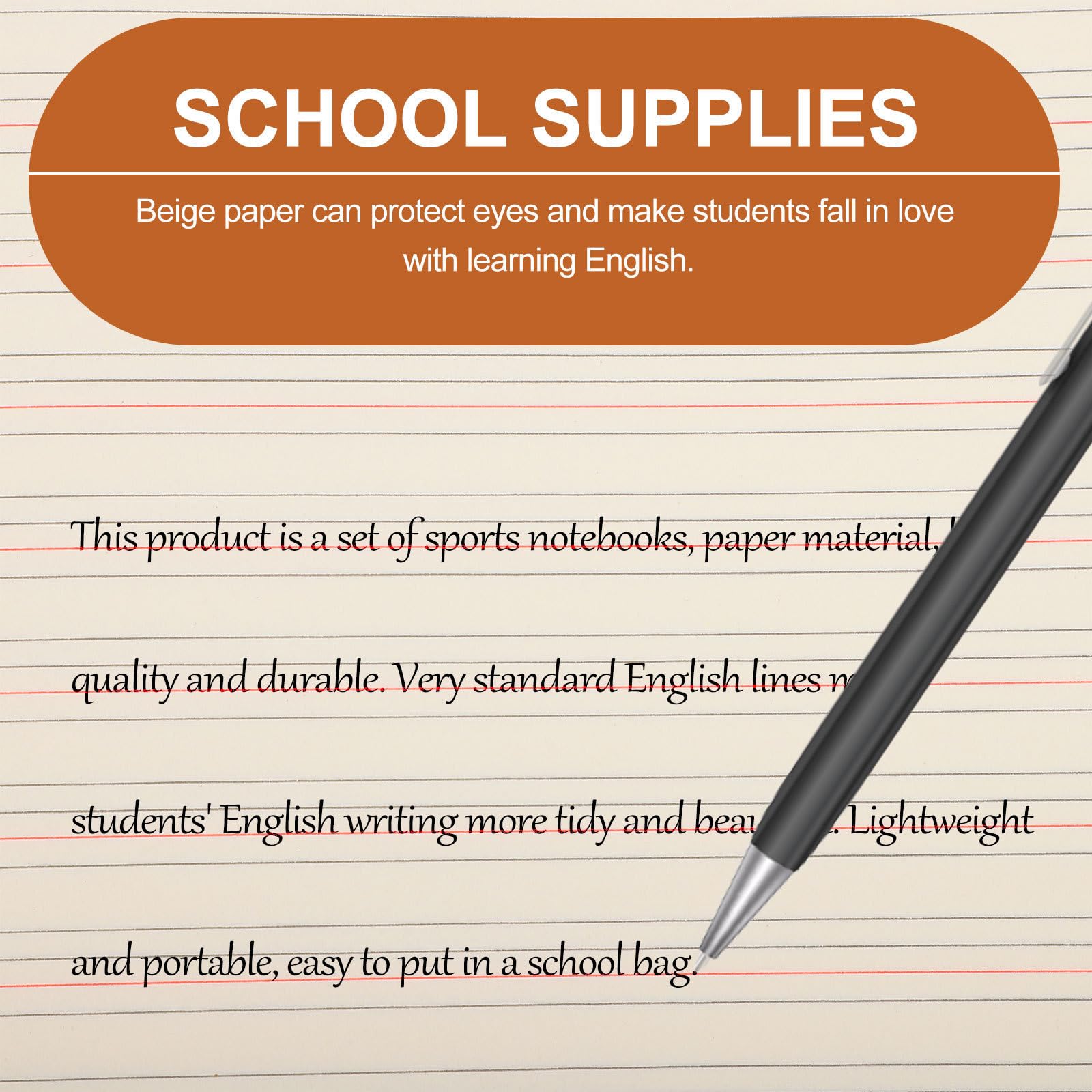 10 Leichte und Praktische Notizbücher aus Papier für Schüler und Lehrer als Schulmaterial oder Geschenk zum Geburtstag und Lehrertag