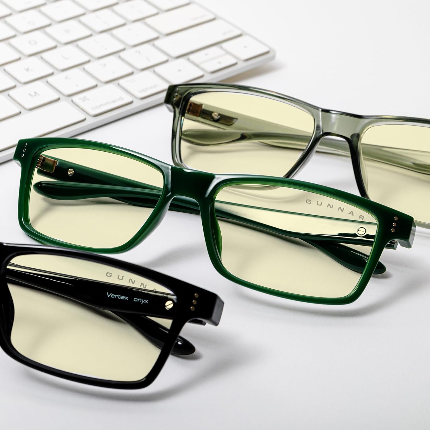 GUNNAR - Premium Gaming and Computer Glasses - Blocks 35-98% Blue Light - Vertex - Image 8