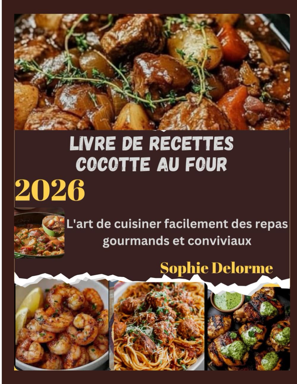 LIVRE DE RECETTES COCOTTE AU FOUR: L'art de cuisiner facilement des repas gourmands et conviviaux