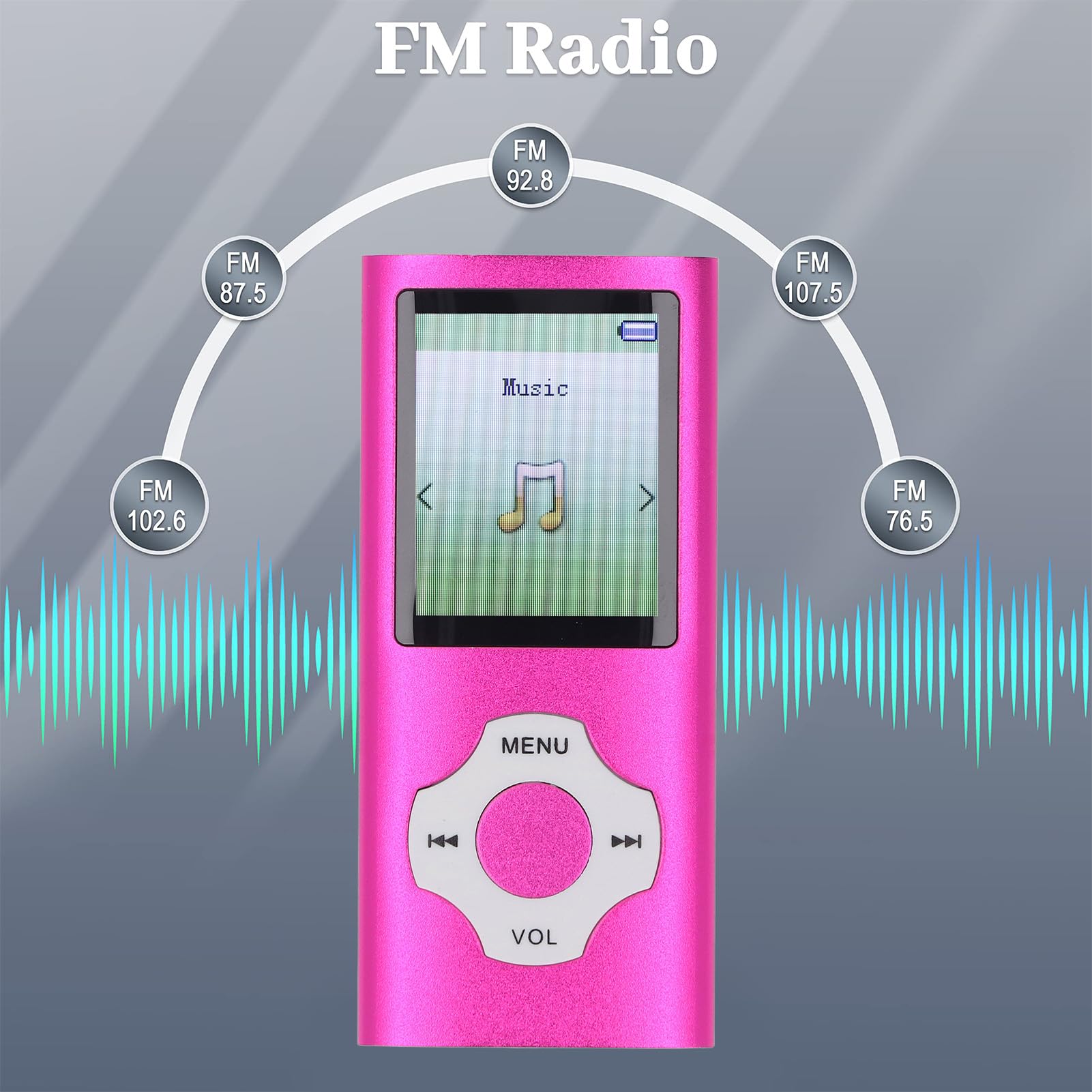 Amazon.com: MP3 Player, 1.8 inch Screen Music Player with 68GB