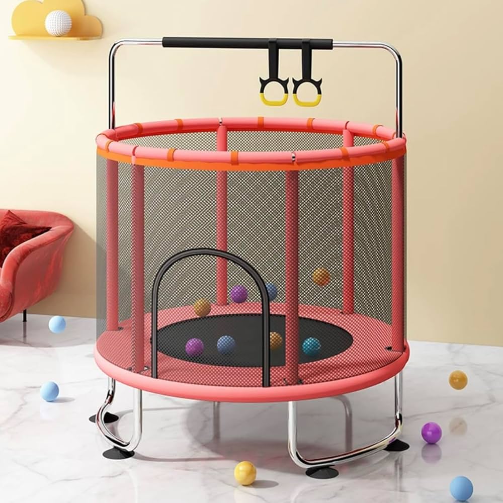 Amazon | トランポリン 鉄棒 140cm 吊り輪 大型 家庭用 室内 安全