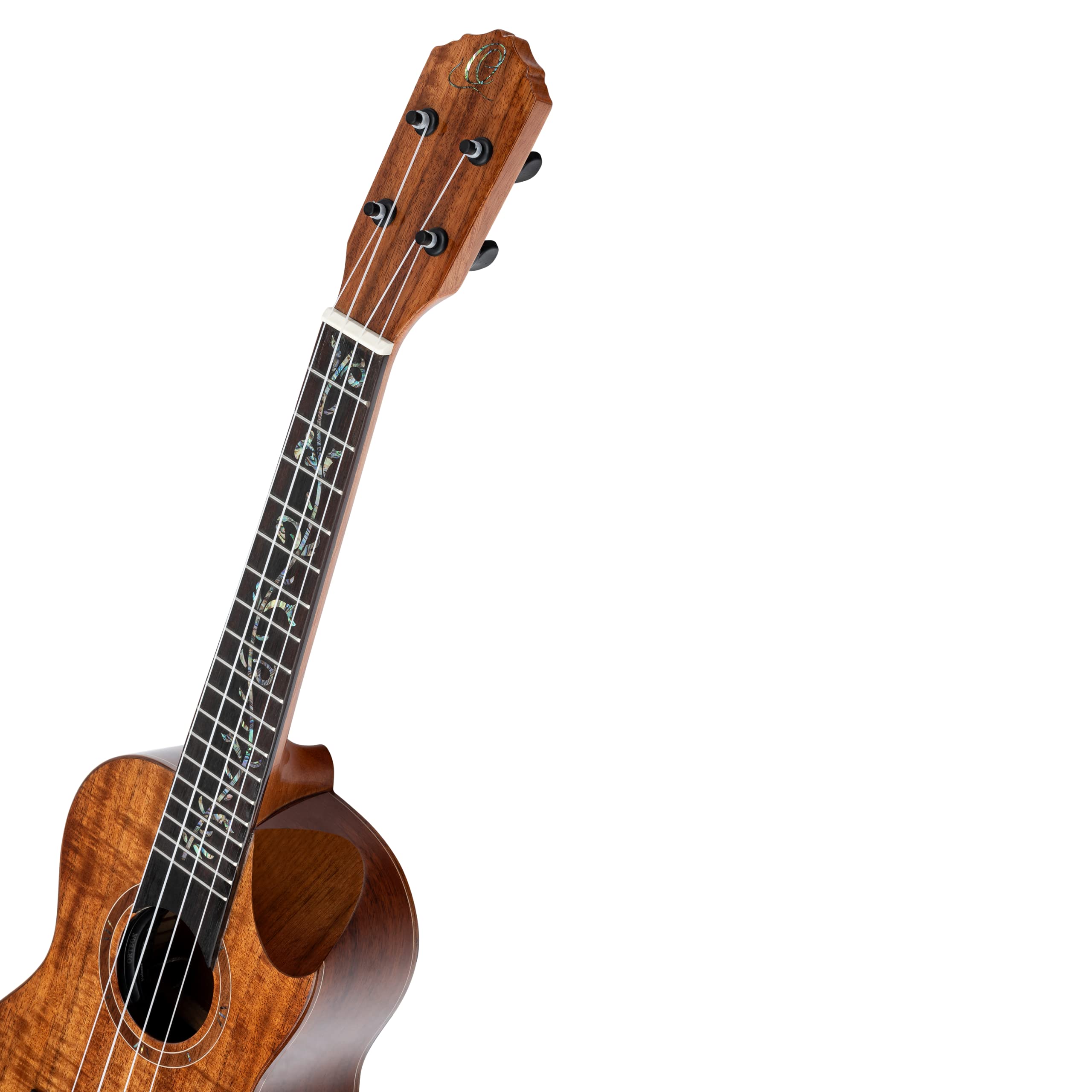 Ortega Guitars Ukulele Concerto Elettro-Acustico – Elite Series – Gig Bag Inclusa – Acacia, Natural (RUET-ACA)