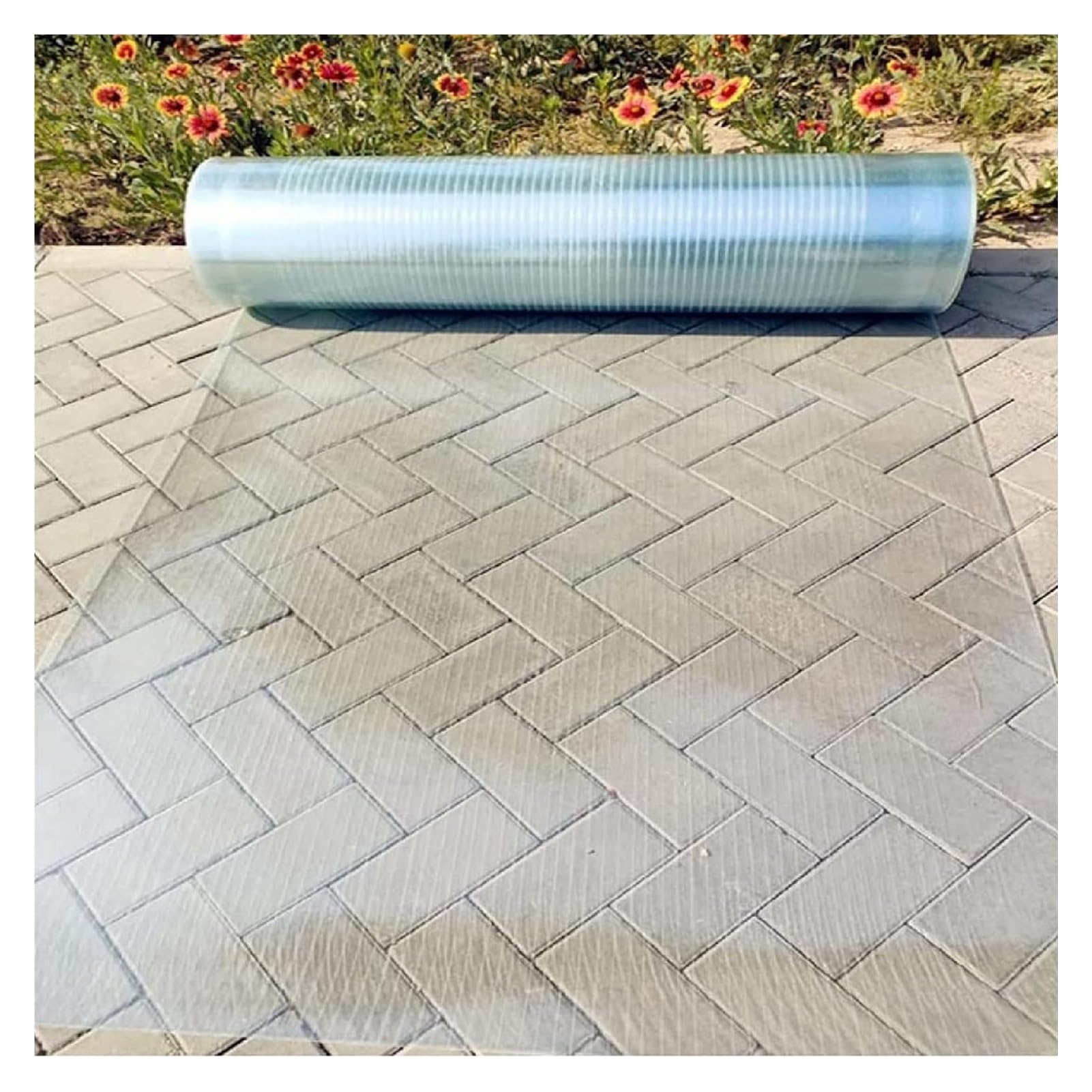 Invernadero Policarbonato Lámina Plástico Resistente Rayos UV Hojas de Invernadero Plantas Industriales, Invernaderos Agrícolas(0.8x5m/2.62x16.41ft)