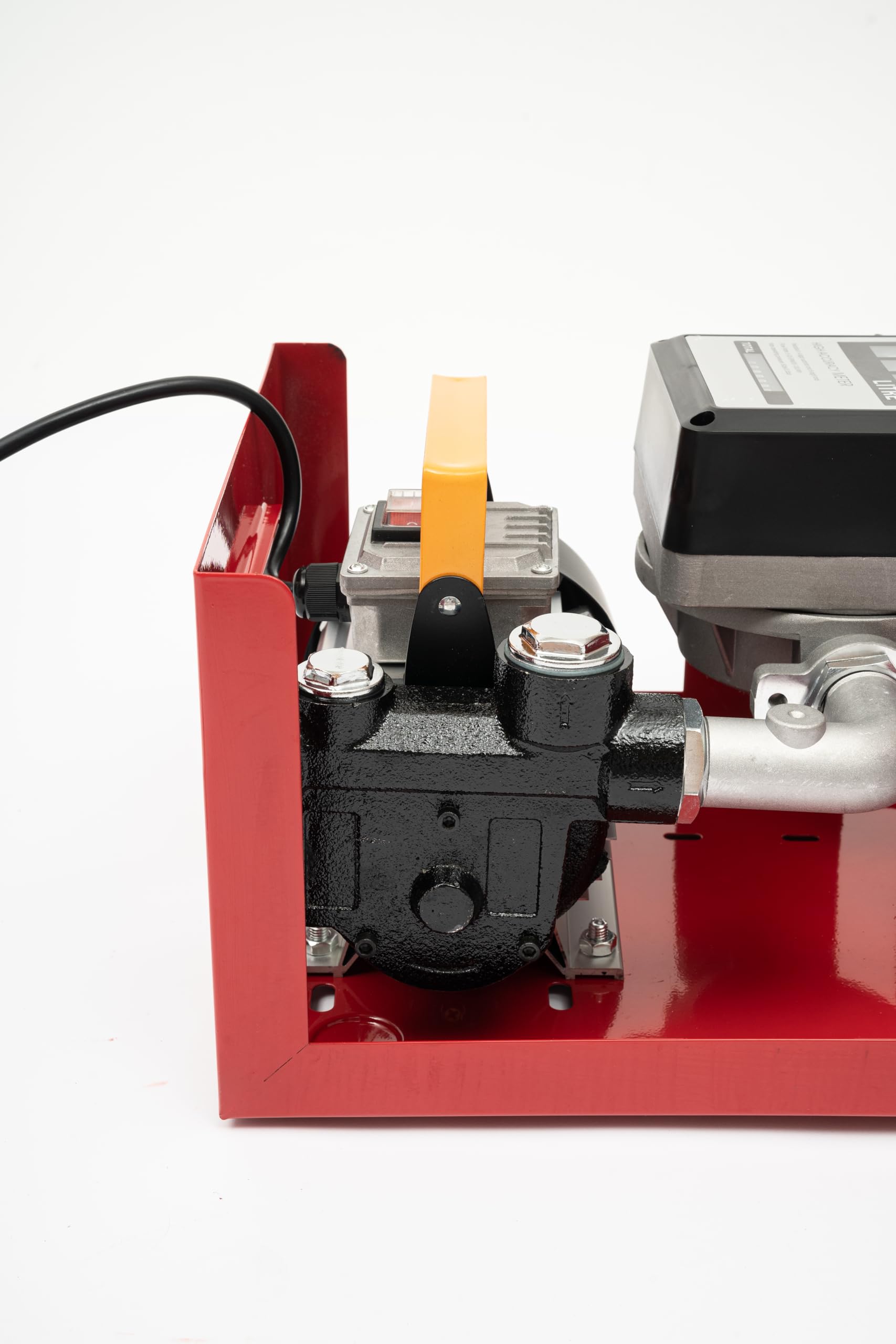 Professionelle Diesel Pumpe 550w - Hochleistungs-Ölabsaugpumpe Für Kraftstoffe - Langlebig Und Zuverlässig Aus Gusseisen, Kupfer, Stahl Und PVC - Max. Fördermenge 60 l/Min, Max.