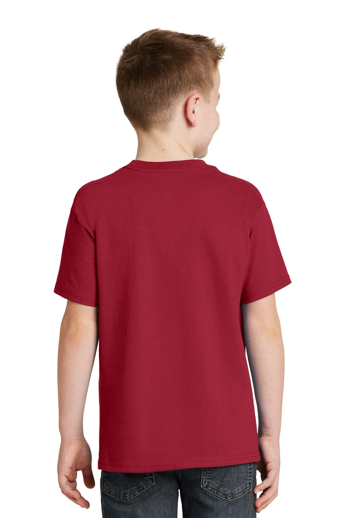 T-shirt in cotone TAGLESS da bambino autentica_Torna Red_XL