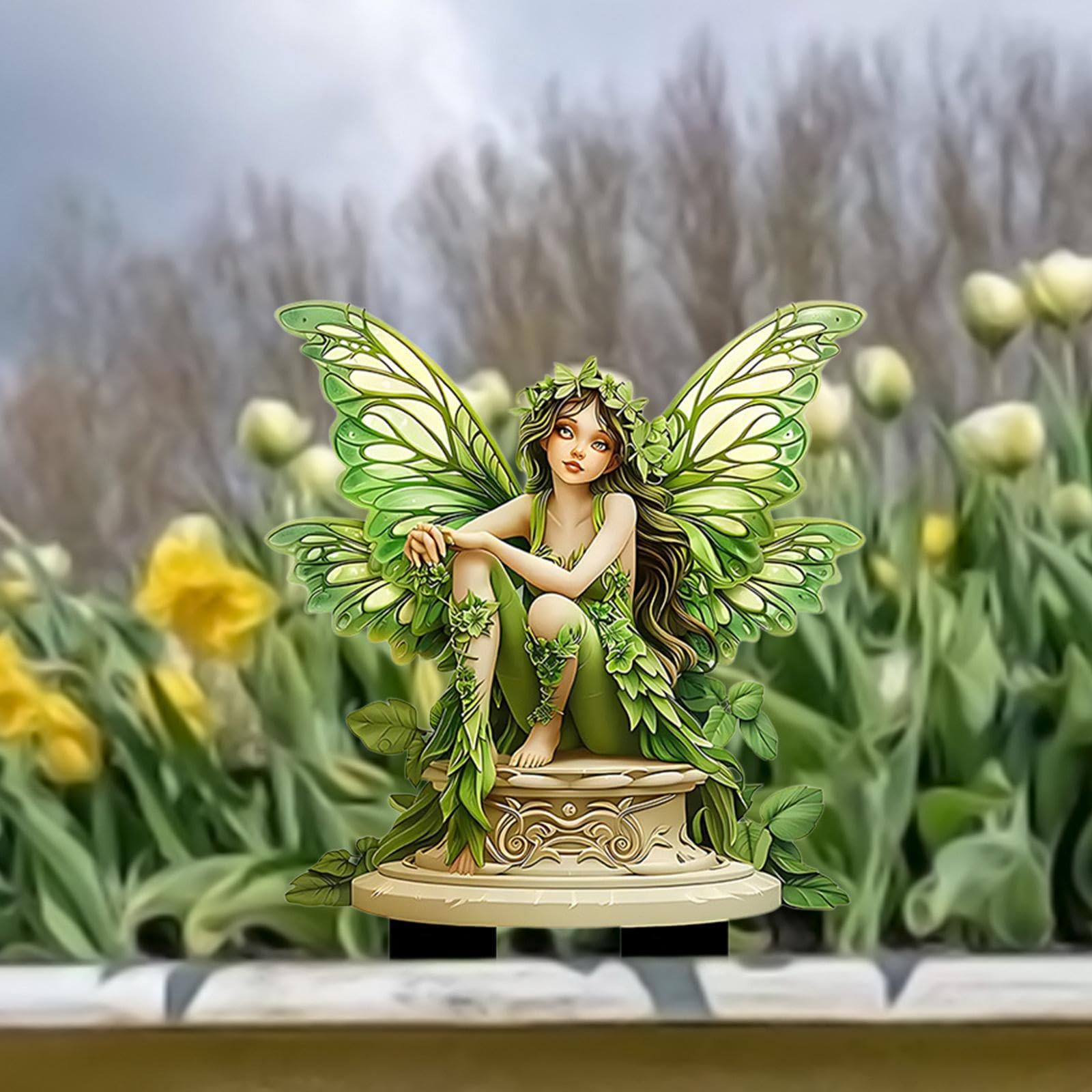 2x Da Giardino Decorazione Fatata 2D Ornamenti Decorativi Multifunzionali Farfalla