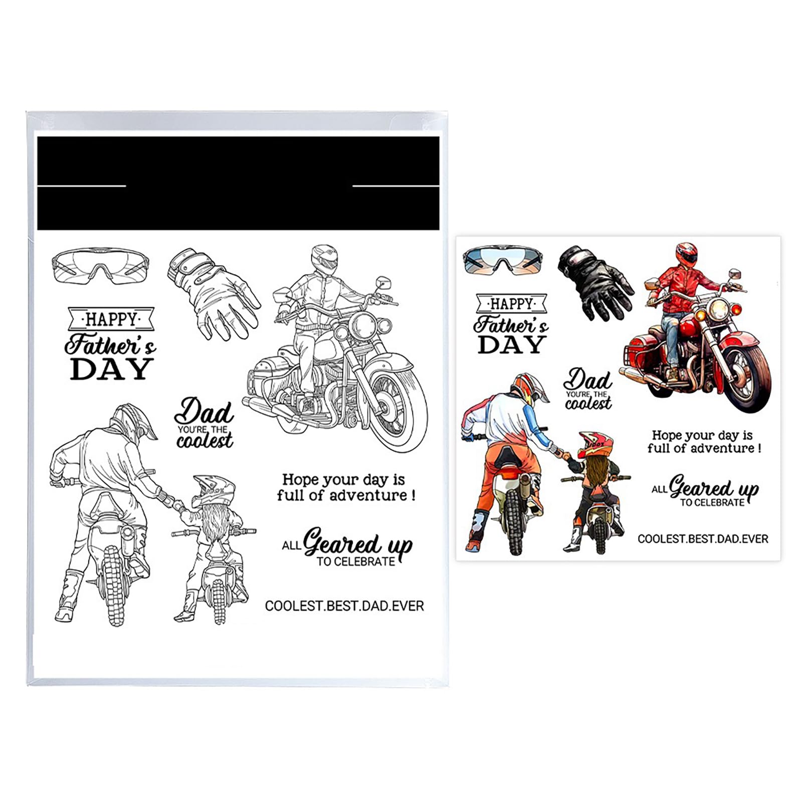Alxjejo Cutting Dies and Stamps Set 2024-2025-2026,Stamps and die for Card Making for DIY Birthdays Thanksgiving Day - Image 8