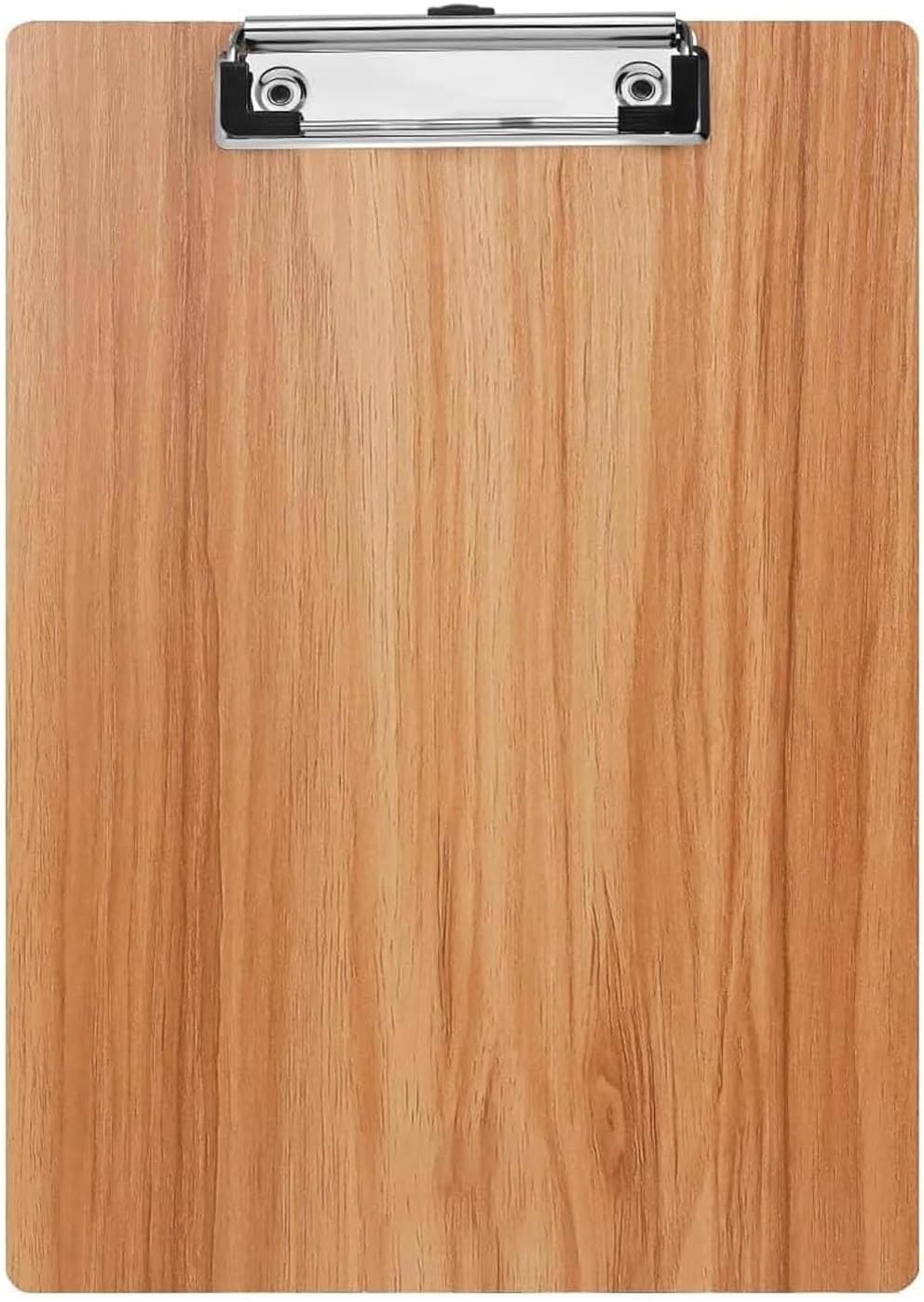 Wooden Clipboard with Low Profile Metal Clip, Solid Plywood Construction, Office and School Examination Writing Pad (1)